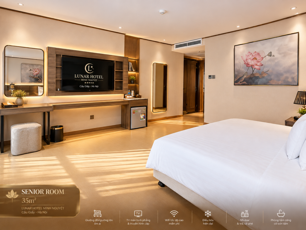 Phòng Senior Room Lunar Hotel sang trọng